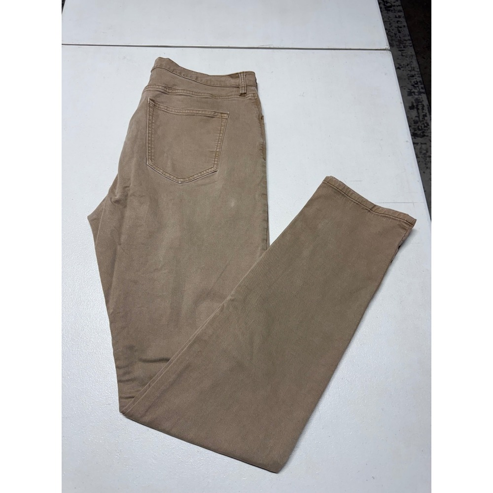 FLINT AND TINDER TAPERED FIT MENS PANTS SIZE 36X36 BROWN COLOR